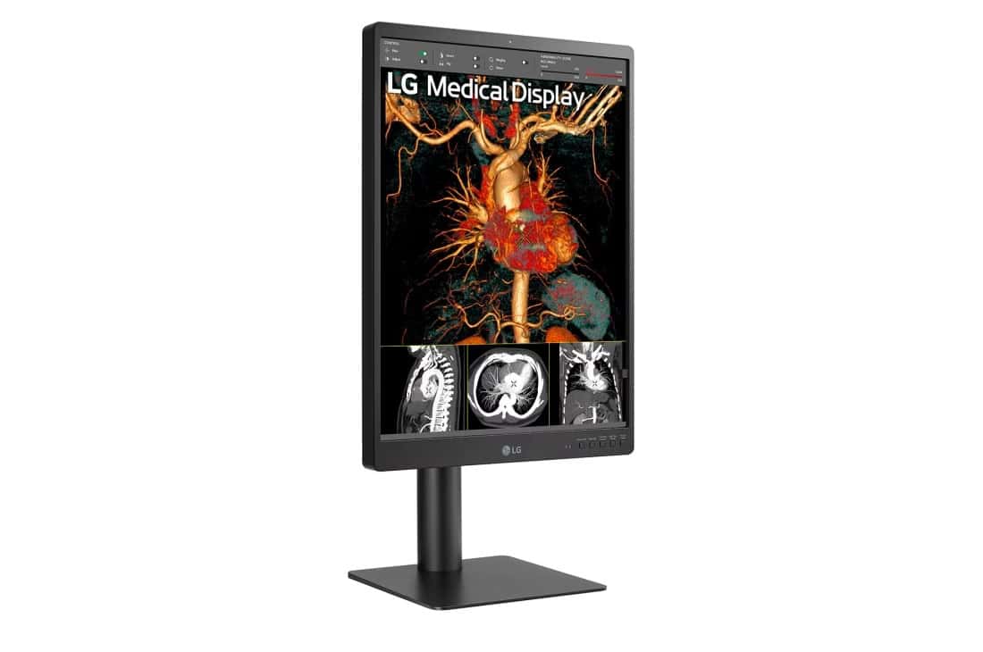 LG 21HQ513D-B Medical Monitor - Ergonomic Stand Adjustment