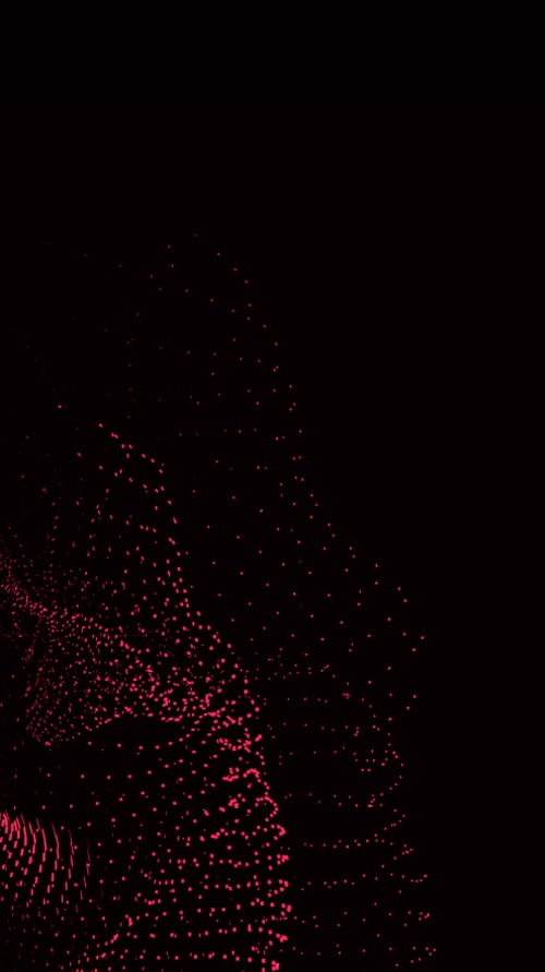 Wave that is made of dots