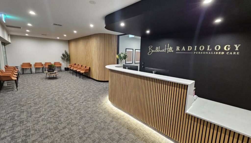 Baulkham Hills Radiology Lobby where Trucell Full IT Infrastructure fit out occurred